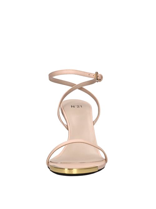 Leather sandals N°21 | CPXNV17008 X012ROSA